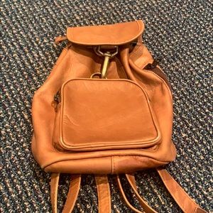Leather Mini Backpack